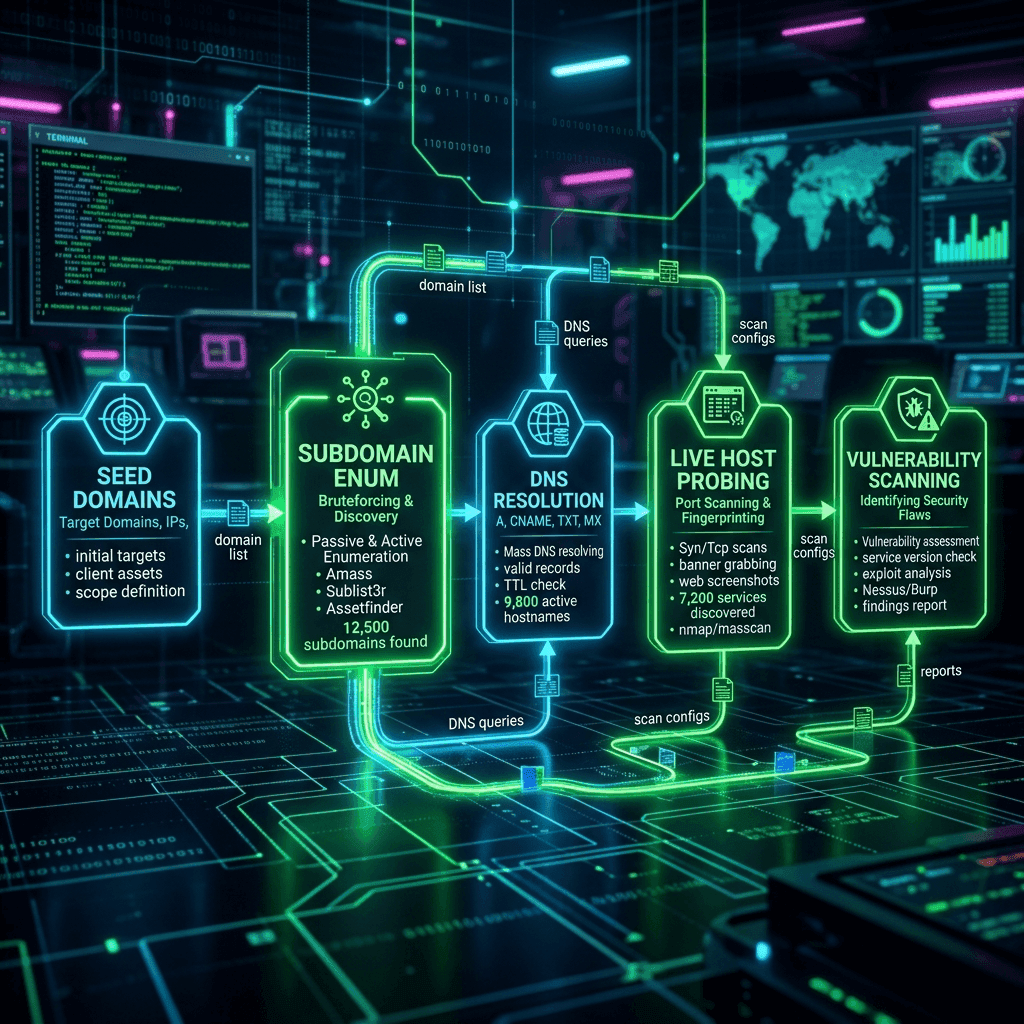 The Modern Web Recon Workflow: From Seed to Shell